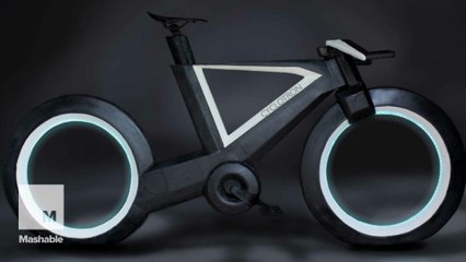This spokeless bike is straight out of the future