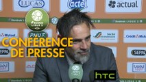 Conférence de presse Stade Lavallois - RC Lens (0-1) : Marco SIMONE (LAVAL) - Alain  CASANOVA (RCL) - 2016/2017