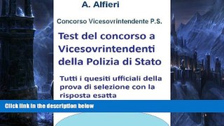 Pre Order Test concorso vicesovrintendente ps - quiz ufficiali con risposta esatta (Italian