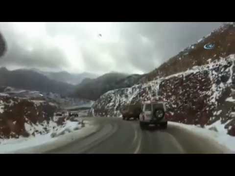 Suudi Arabistan' da Çöle Kar Yağdı