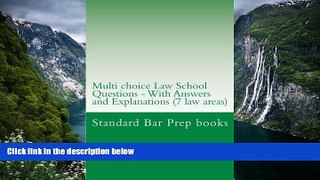 Buy Standard Bar Prep books Multi choice Law School Questions - With Answers and Explanations