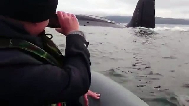 Des pêcheurs russes tombent nez à nez avec un sous-marin !