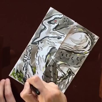 Cet artiste incroyable dessine des éléments du Seigneur des anneaux d'une façon insolite