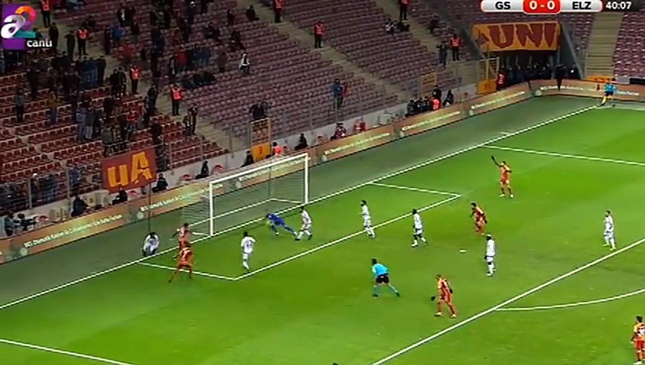Lionel Carole ilginç Golü Galatasaray - Elazığspor 1-0