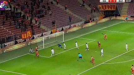 Galatasaray vs Elazığspor 1-0 Goal Lionel Carole ilginç Golü  30-11-2016