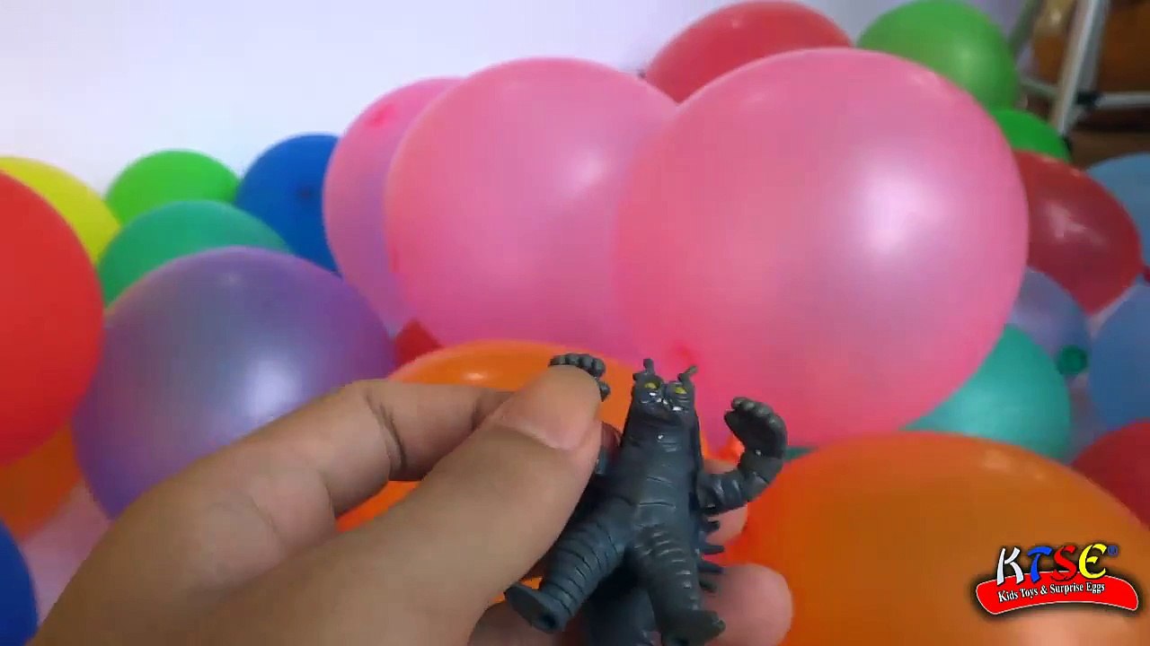 Balloons toys cars in a box videos | Putting kids toys into balloons | Disney balloons toys kids