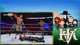 WWE Survivor Series The Rock and John Cena vs The Miz and R Truth