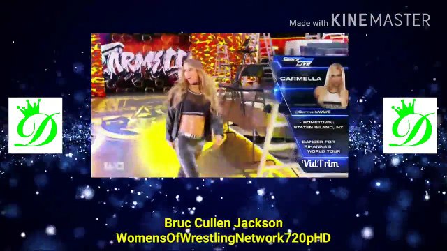 WWE SmackDown Live 2016.11.29 Carmella Segment. Nikki Bella Attacks Carmella