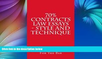 Pre Order 70% Contracts Law Essays - style and technique: Contracts law essays are fun to write