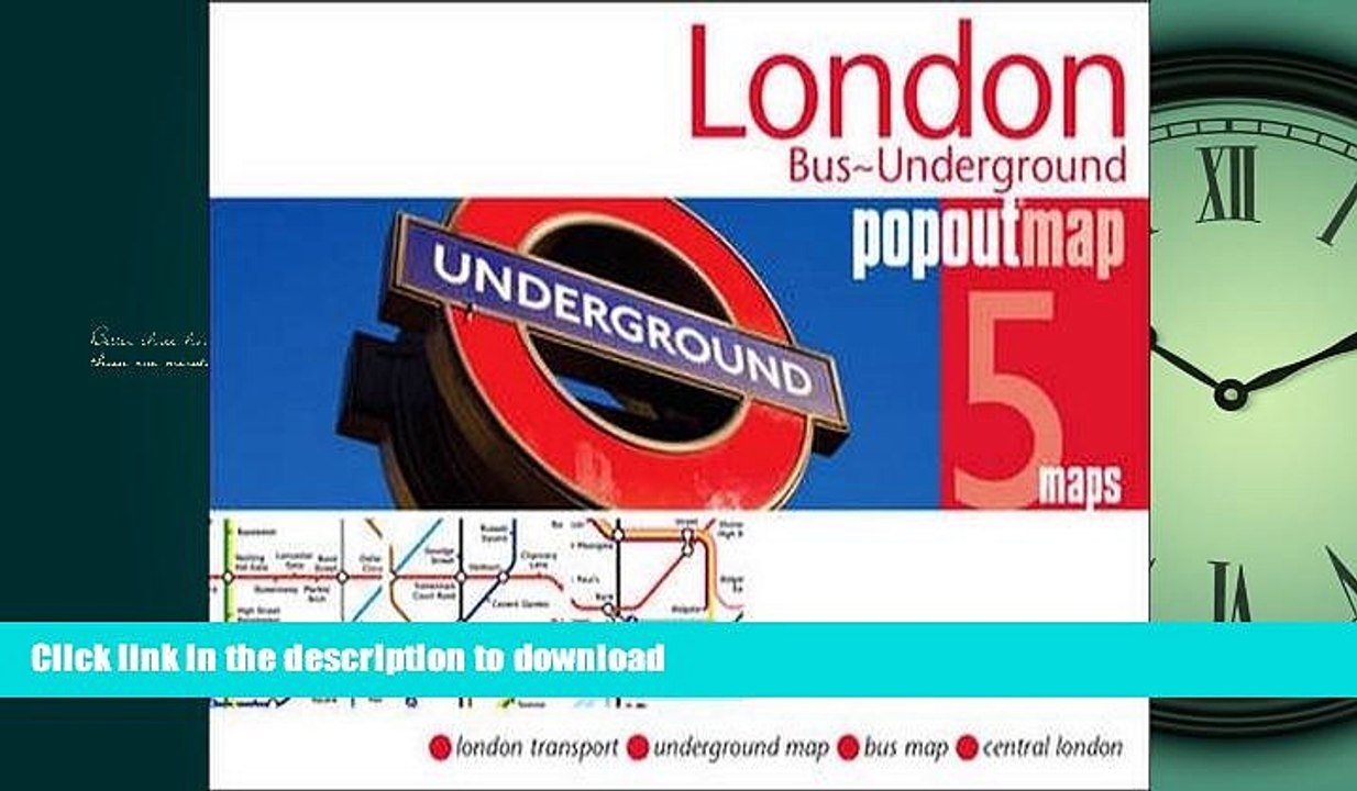 READ ONLINE London Bus   Underground PopOut Map (PopOut Maps) PREMIUM BOOK ONLINE
