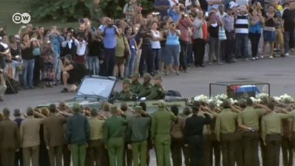 Küba halkı Castro’ya veda ediyor