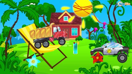 Kids Cartoons about The Excavator and The Truck: Cars & Trucks Cartoon for children