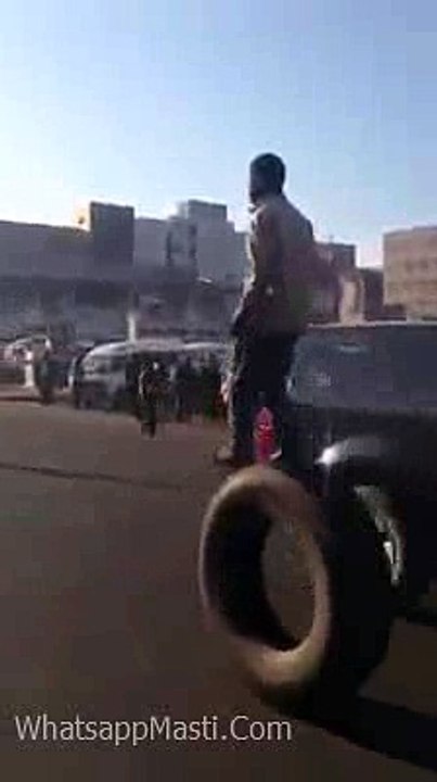 One Wheel Driver Funny Video