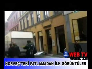 Norveç'in başkenti Oslo'da ard arda iki patlama