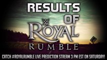 RESULTS OF WWE ROYAL RUMBLE 2016