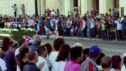 Sur le Malecon de la Havane, un dernier adieu à Fidel Castro