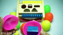 Learn Colours With Surprise Eggs * Videos Educational for Babies * Learn Shapes With NTH Kids Toys