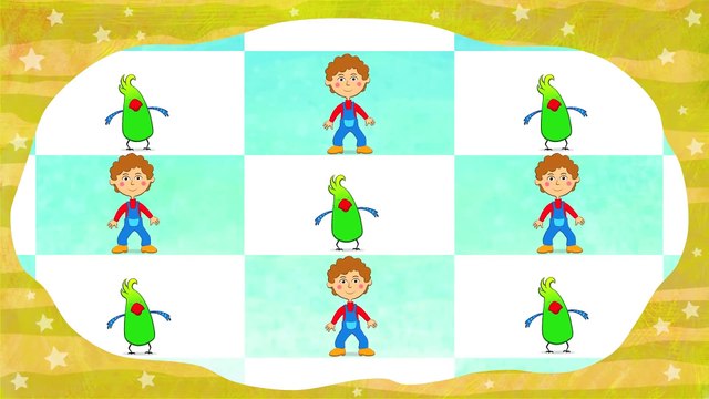 СБОРНИК 1 - Четыре песенки мультика для детей малышей вместе. Алфавит, Птички, Фрукты и Лево Право. (Синий трактор)