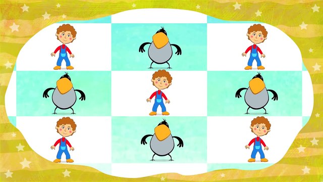 ПТИЧКИ - Развивающая песенка мультик для детей малышей Синий трактор Ворона курица воробей попугай