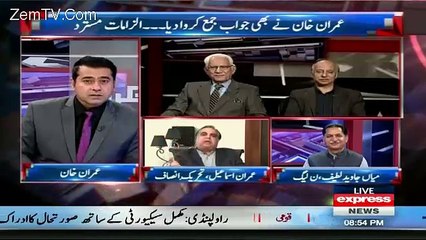 Fight between Imran Ismail and Javed Latif during live show