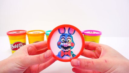 FNAF Five Nights at Freddys Surprise Play-Doh Cans Surprise Eggs, Moshi Monsters Marvel SponbeBob