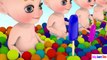 Colors for children to learn with Learn Colors Baby Ice Cream Popsicles - Ballpit Baby Doll Play