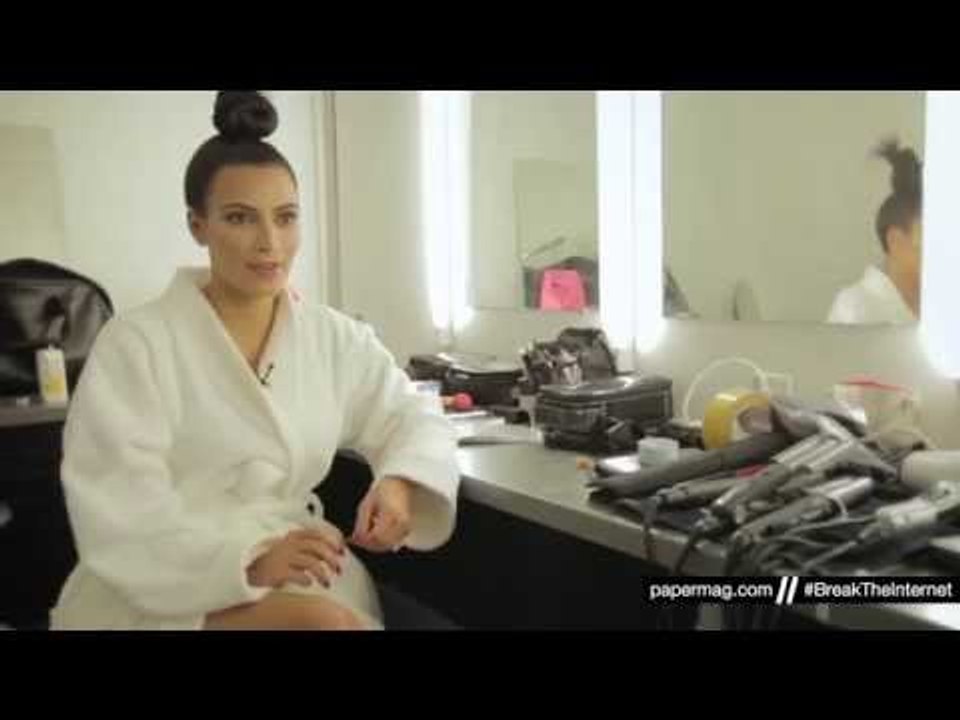 More Behind-the-Scenes Fun With Kim Kardashian at Our #BreakTheInternet Shoot