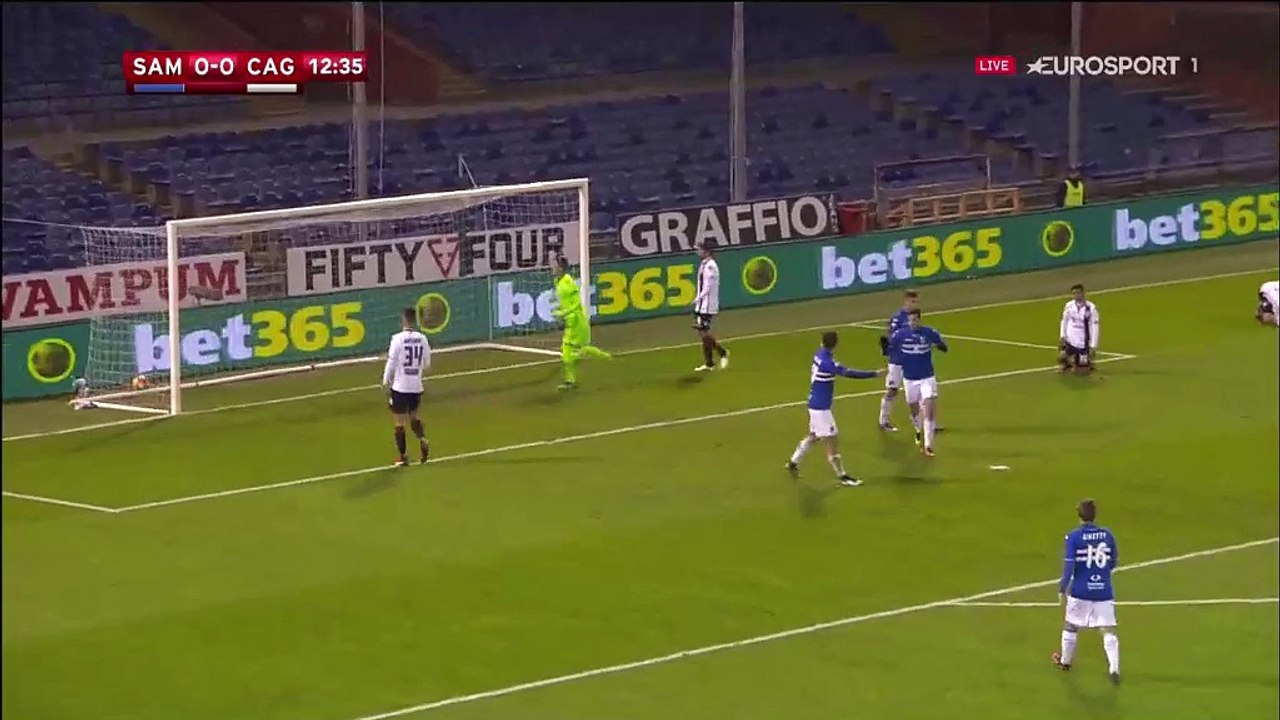 Ricardo Alvarez Goal HD - Sampdoria 1-0 Cagliari - 30.11.2016