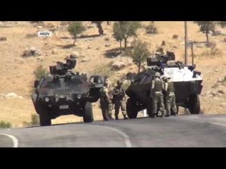 Teröristlerle sıcak çatışma kamerada