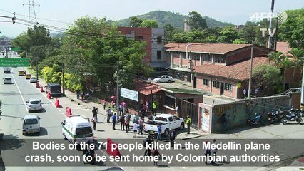 Colombia plane crash victims likely to be sent home Dec. 2