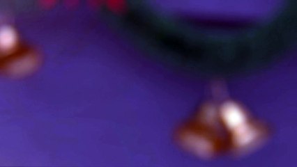 Photo frame christmas video greeting card logo opening