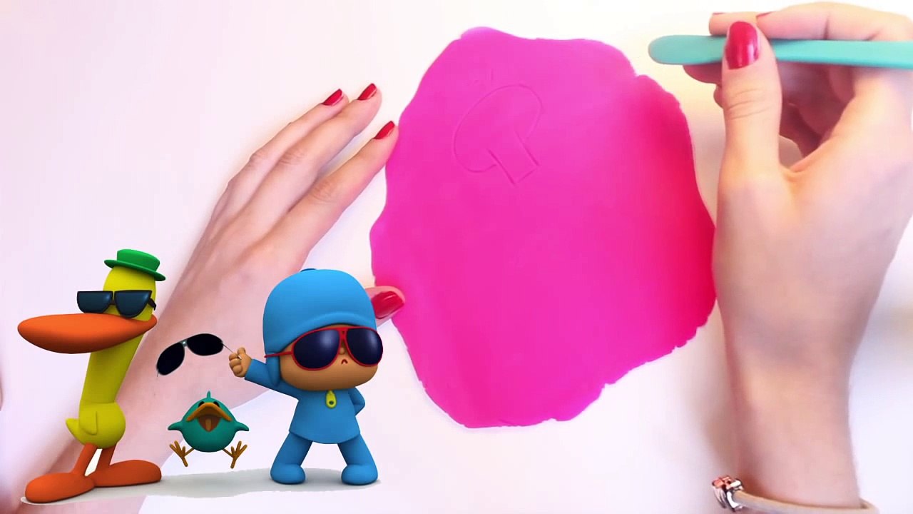 Play Doh Elly Shape DIY Pocoyo Play Dough Elly de Plastilina Пластилін Покојо Lets Go Pocoyo