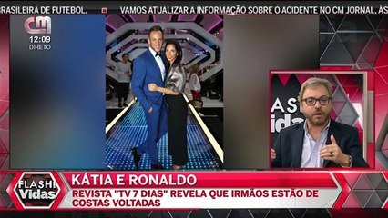 Cristiano Ronaldo e Kátia Aveiro revoltados com Cláudio Coelho
