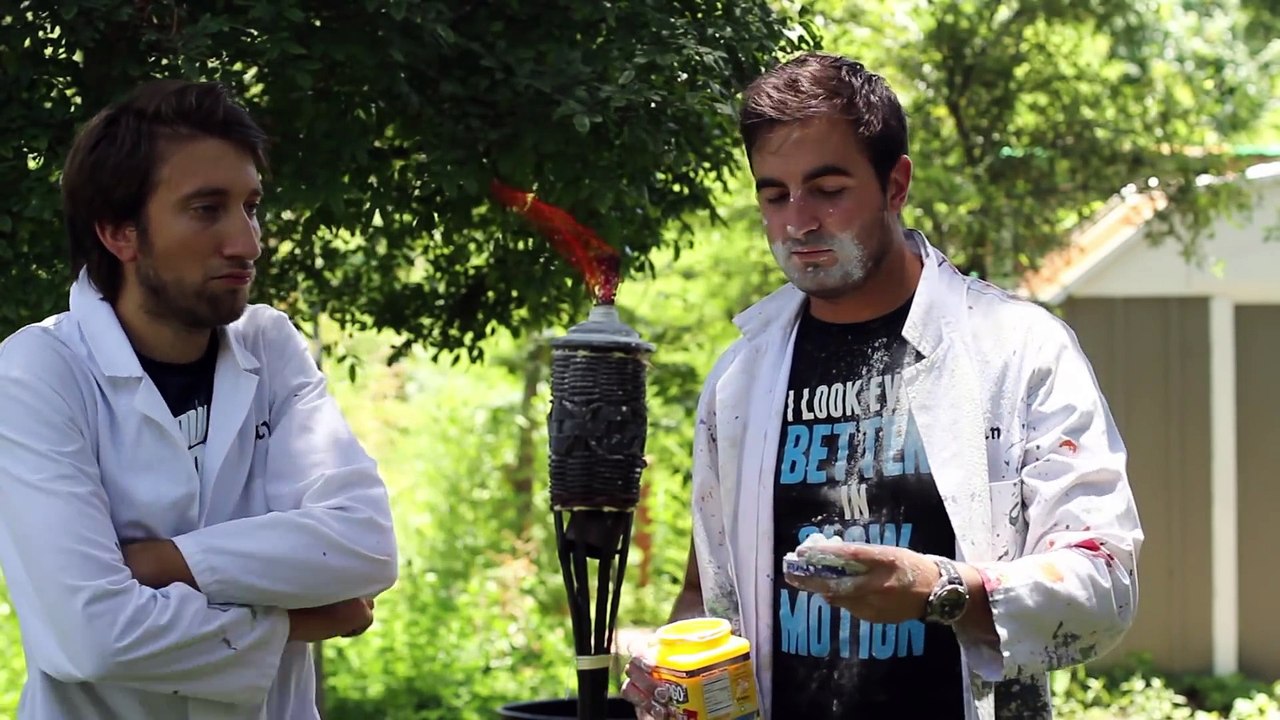 Fire Breathing in Slow Motion - The Slow Mo Guys