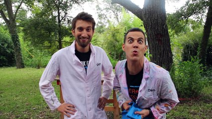 Fire-breathing Backflip with Steve-O - The Slow Mo Guys