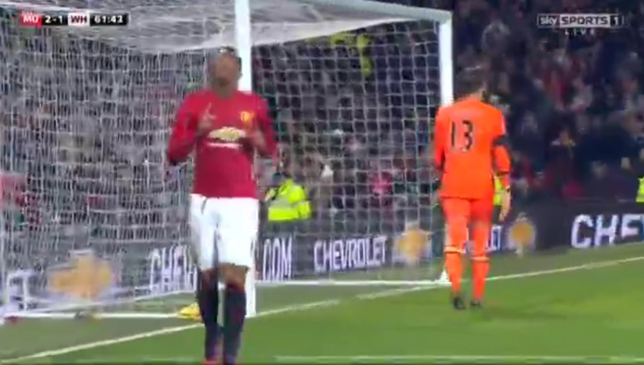 Anthony Martial Second Goal HD - Manchester United 3-1 West Ham United 30.11.2016 HD