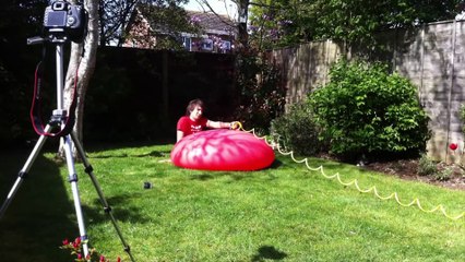 Giant 6ft Water Balloon - The Slow Mo Guys - YouTube