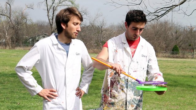 Giant Bubbles Popping in Slow Motion - The Slow Mo Guys