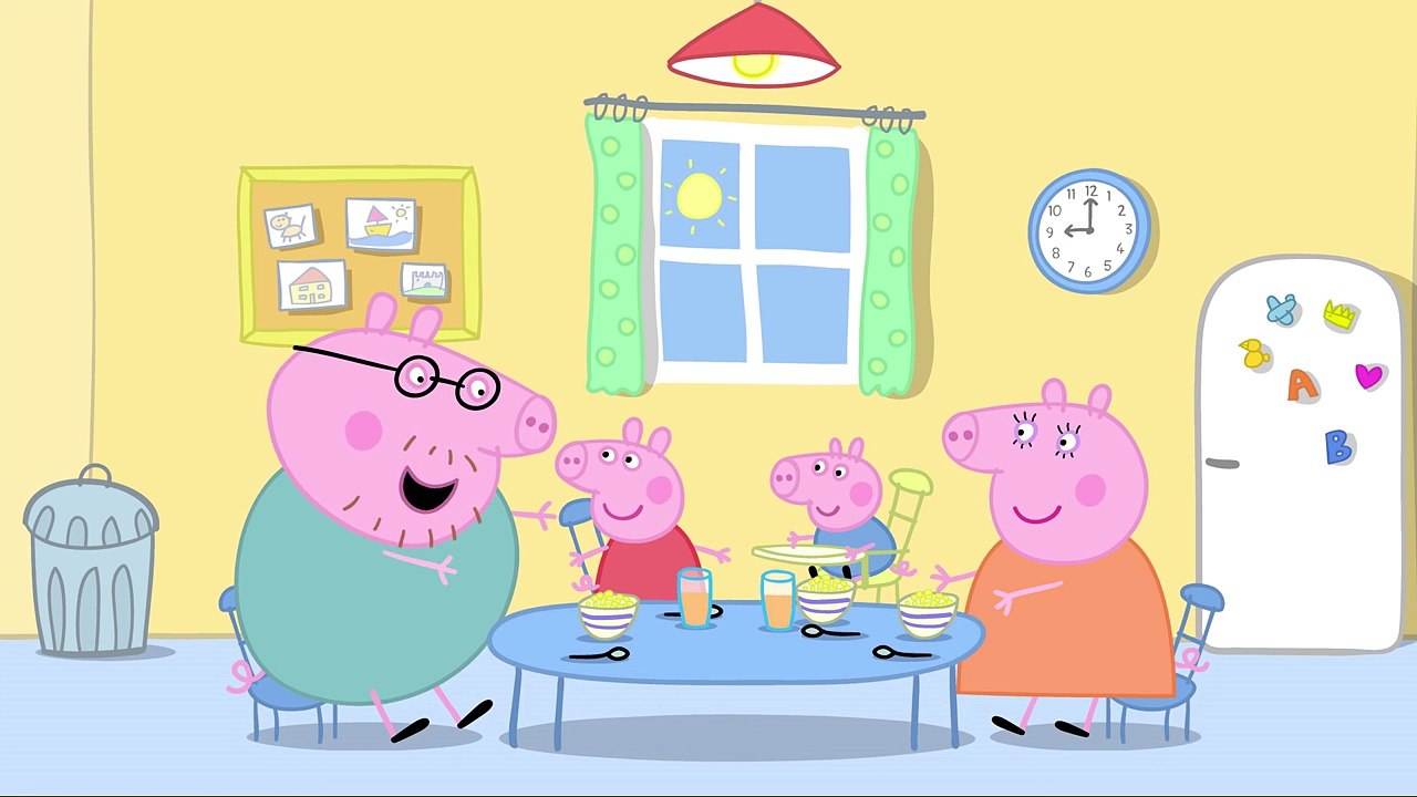 Peppa Pig - S01 E01-02 (Les Flaques de Boue  A la Recherche de Mr. Dinosaure)