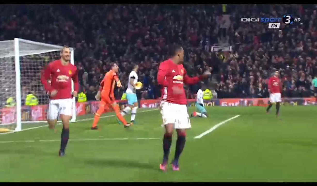 Anthony Martial Goal HD - Manchester United 2-1 West Ham - 30.11.2016