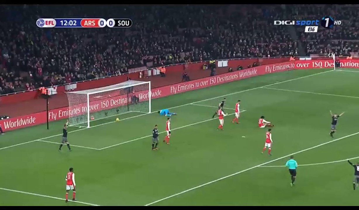 All Goals & Highlights HD - Arsenal 0-2 Southampton - 30.11.2016