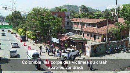 Colombie: les corps des victimes du crash rapatriées vendredi