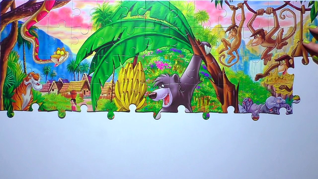Puzzle Games MOWGLI Clementoni Rompecabezas The Jungle Book Baloo, Akela, Bagheera, Kaa, Kids Toys