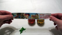Jake and the Neverland Pirates kinder Surprise Eggs Unboxing