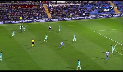 David Mainz Goal HD - Hercules 1-0 Barcelona - 30.11.2016