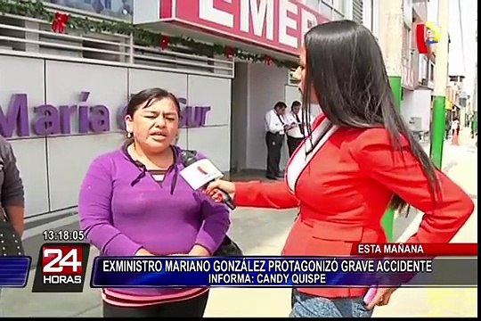 Exministro de Defensa Mariano González protagonizó grave accidente