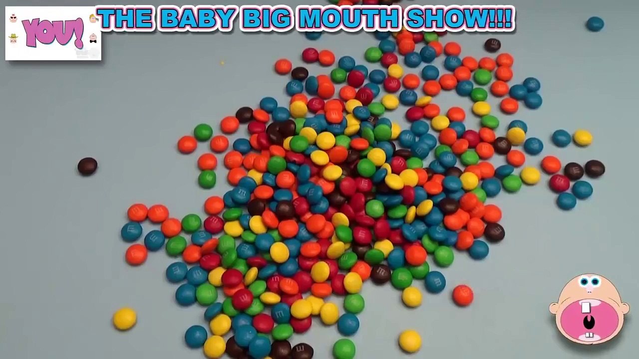 New Learn Colours with Surprise Eggs and a M & M Rainbow Part 5 | Learn Colours for Kids