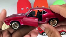 Fun Creative And Learn Colours with Play Dough Surprise Toys Cars for Kids - Amazing Toys Reviews