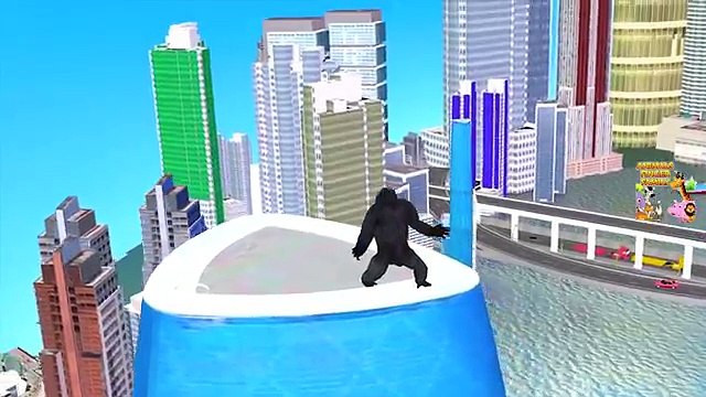 Colors Gorilla Finger Family Songs | Elephant Finger Family Rhymes | Animals Singing Nursery Rhymes