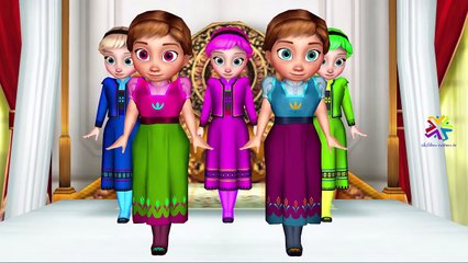 Five Little Babies Frozen Elsa Five Little Monkeys Jumping On The Bed Nursery Rhymes For Babies